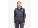 Veste courte 4 poches a rabat blue