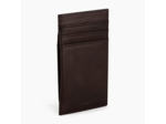 Porte cartes vertical Gary en cuir huilé