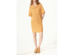 Robe rayures corail