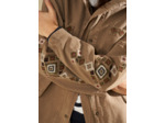 Parka brodée à capuche