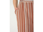 Pantalon hilda rayures marron