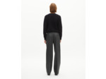 Pantalon large en flanelle gris foncé grey