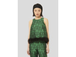 Top Twiggy Vert en Coton Organique