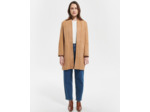 Manteau Marleya Beige en cuir