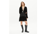 Robe courte en velours noire black