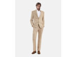 Veste de costume large 2 boutons beige-brown