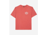 T-Shirt Rouge Avec Sérigraphie Blason red brique