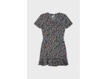 Robe courte cintrée à fleurs - SABRIA