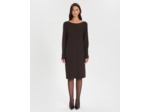 Robe Maille Rendy Chocolat en Polyamide