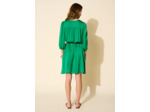 Robe courte satinée