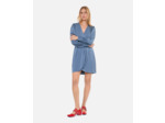 Robe courte bleue bleu