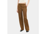 Pantalon Tailleur Ample Marron kaki