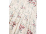 Robe longue imprimee off white / pink