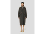Manteau Milo Gris Chine en Laine Vierge