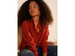 Chemise détails en lurex