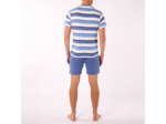 Pyjashort Homme COSY Bleu/Blanc