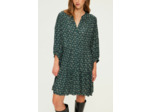 Robe courte et droite à fleurs - SIRINE