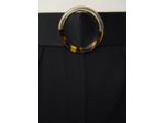 Ceinture Lauren Noir en Cuir De Vachette
