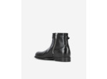 Bottines Avec Boucle En Cuir Noir black
