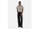 T-shirt manches courtes avec print devant grey melange