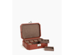 Coffret 6 montres et boutons de manchettes en cuir
