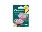 2 Tétines physio rose  0/6 m  Rose