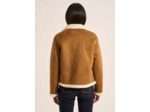 Blouson en fausse fourrure peau lainée