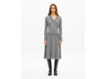 Robe longue en laine grise light grey