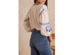 Blouse SALLY en coton brodée