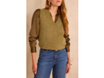 Pull col V BASILE 100% laine