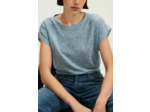 T-shirt en lin aux épaules froncées - GAIL