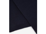 Écharpe en laine bleue dark blue
