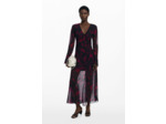 Robe À Manches Longues En Tissu – Femme