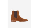 Bottines chelsea en cuir suède marrons brown