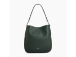 Grand sac hobo Madeleine en cuir grainé