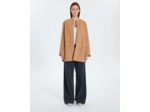 Manteau mi-long beige