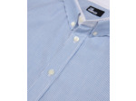 Chemise a manches longues col classique blue white