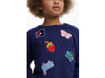 T-Shirt À Manches Longues En Maille – Fille