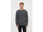 Pull en laine col rond effet moucheté