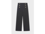 Pantalon large à pont en coton - LAVITA