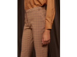 Pantalon droit carreaux d automne