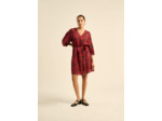 Robe courte à manches bouffantes