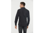Chemise allover, piping et broderie poitrine