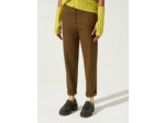 Pantalon droit kaki bronze