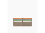 Porte cartes horizontal moyen modele avec poche billets Martin en cuir lisse