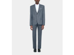 Veste De Costume En Laine Bleue blue