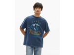 T-shirt manches courtes print washed navy