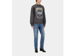 Sweatshirt Avec Print Papillon Devant carbone