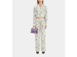Pantalon Imprimé light blue/white