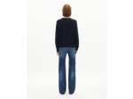 Pull drapeau anglais en coton marine bleu